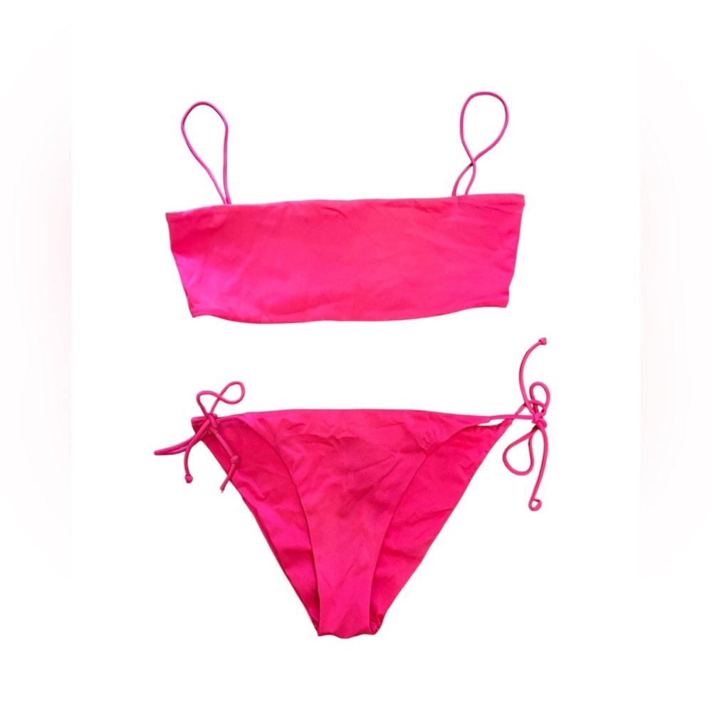 bond-eye Women’s Neon Pink Two-Piece Bikini Set